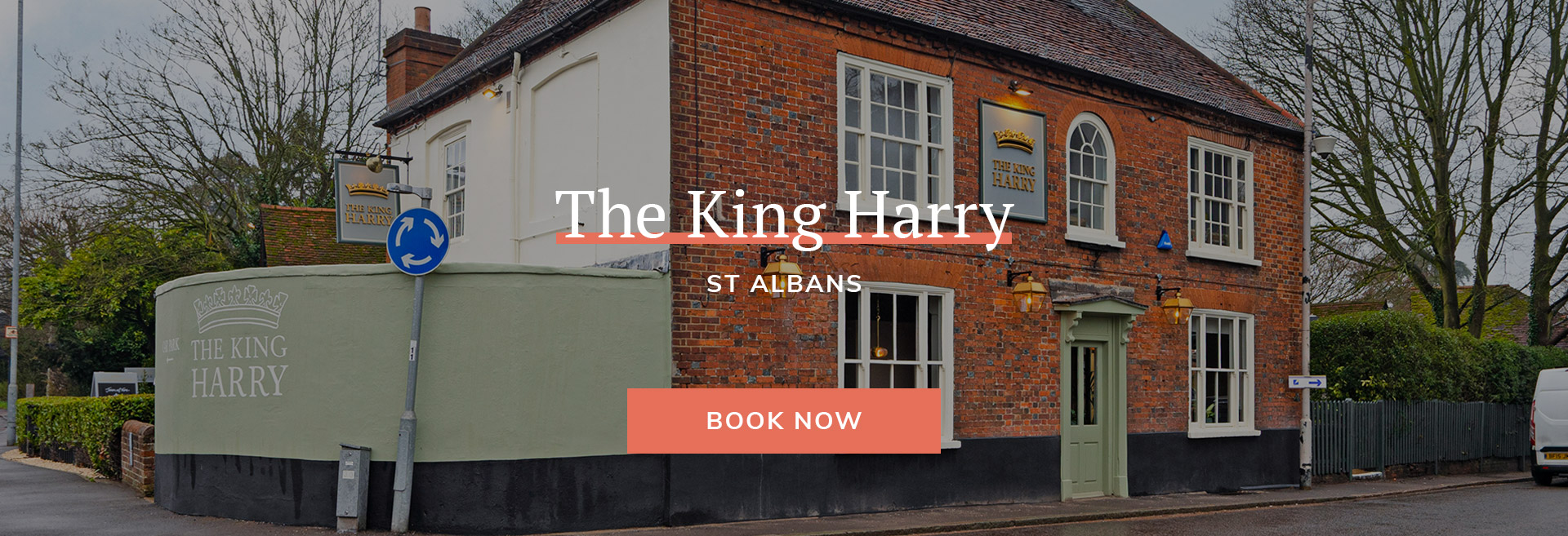 Enjoy a meal at your local pub at The King Harry in St Albans